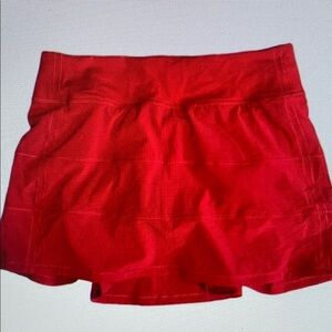 LULULEMON Pace Rival Skirt (Tall) 4-way Stretch Dark Red Size 6